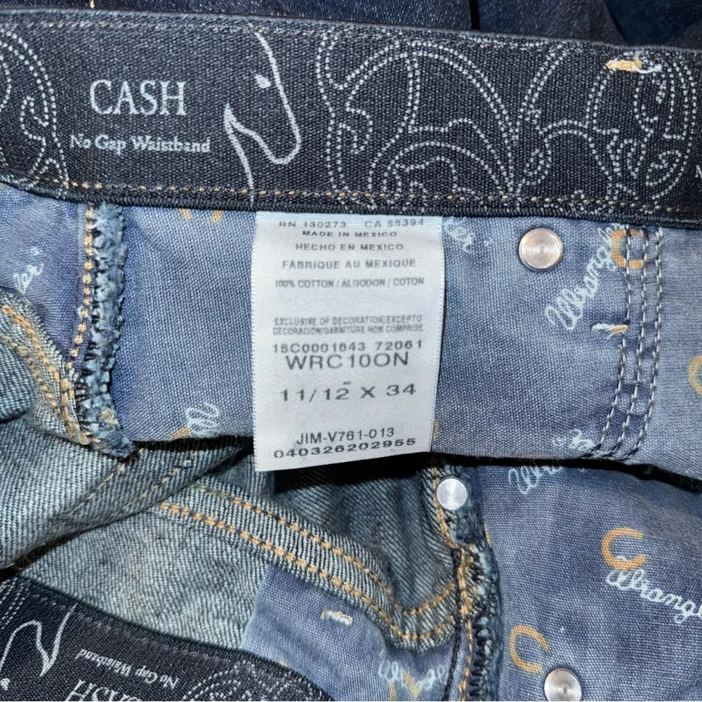 Wrangler cash no gap waistband  bootcut Jean size 11/12/L34